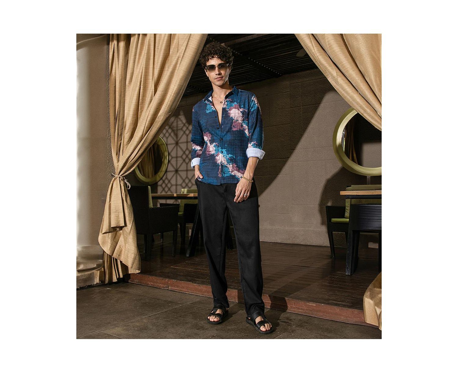 Men's Abstract Fluid Shirt