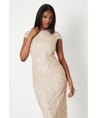 Women's Embellished Pencil Dress