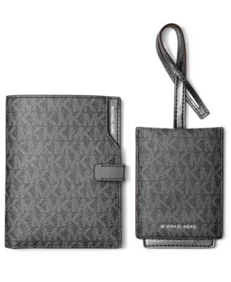 Michael Kors Boxed Jet Set Passport Wallet with Luggage Tag