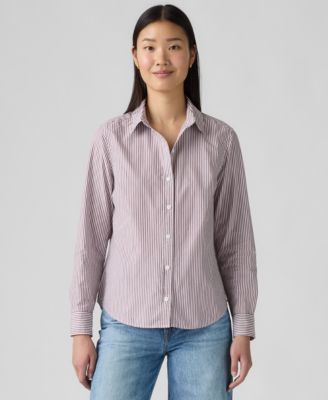 Women's Classic Fit Button-Front Shirt