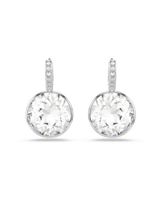 Millenia Rhodium Plated Drop Earrings