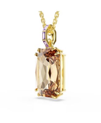 Millenia  Gold-Tone Plated Pendant Necklace