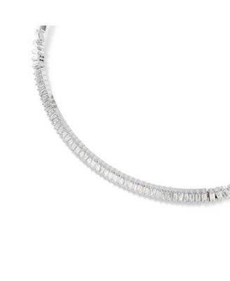 Matrix Rhodium Plated Necklace