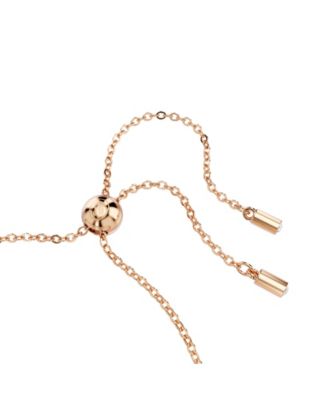 Swaroski Matrix Metal-tone Plated Tennis Bracelet