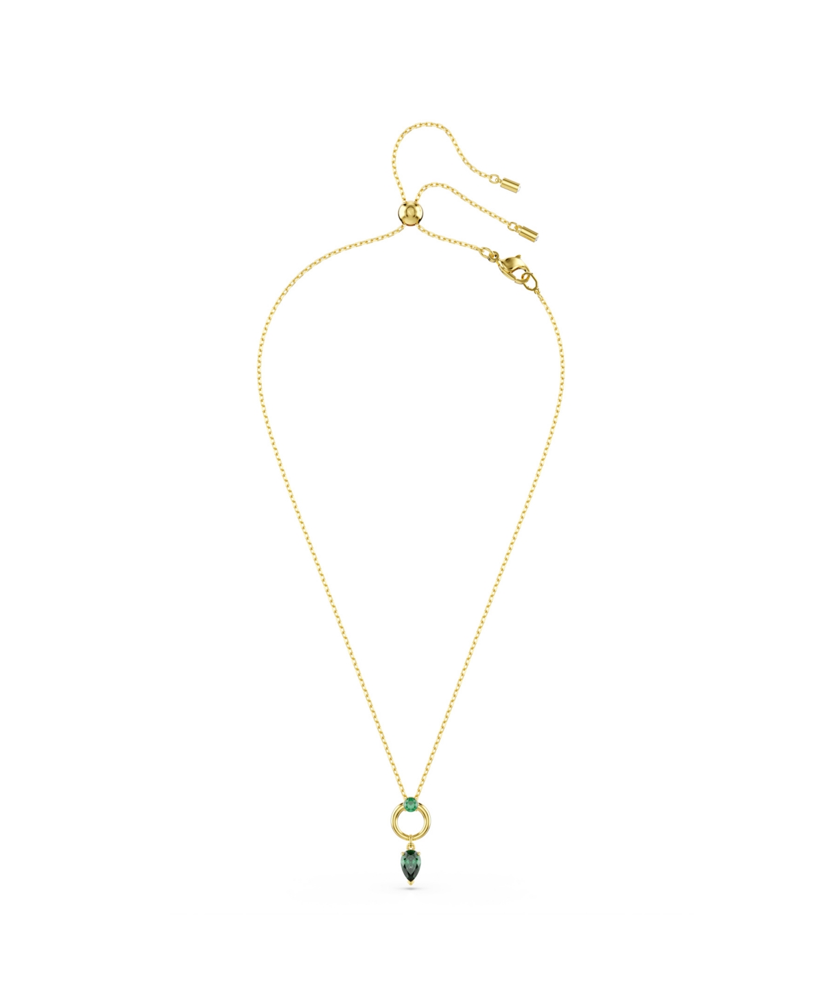Swarovski Mesmera Gold-tone Plated Pendant Necklace In Multi