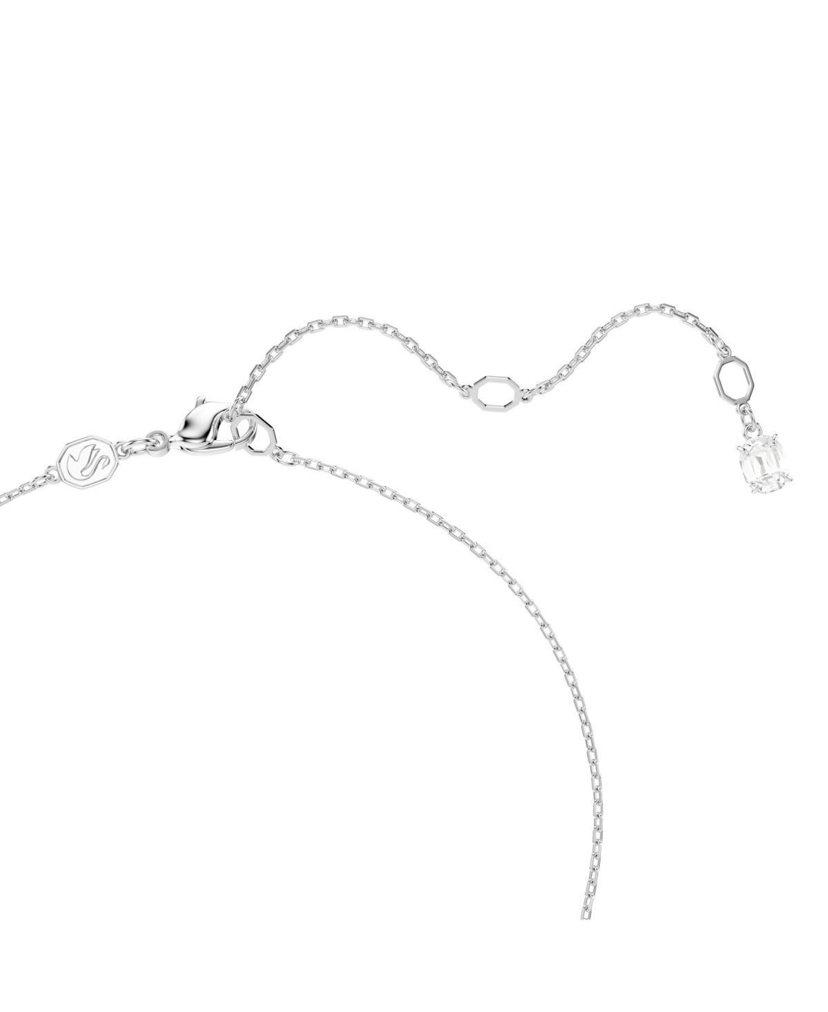 Swarovski Matrix Rhodium Plated Pendant Necklace