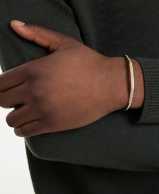 Swaroski Dextera Ruthenium Plated Bangle