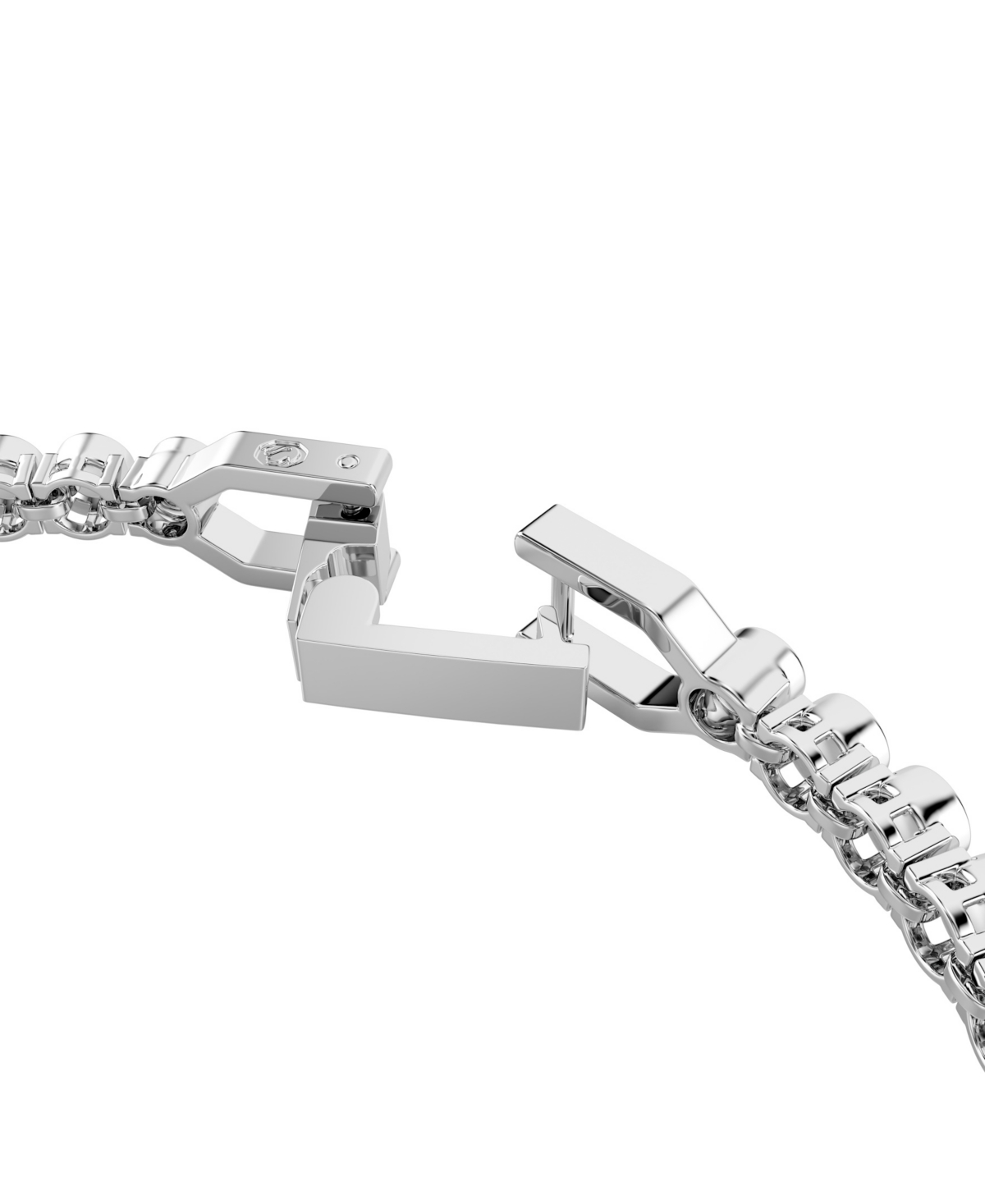 Swarovski Swaroski Imber Emily Rhodium Plated Tennis Bracelet In White