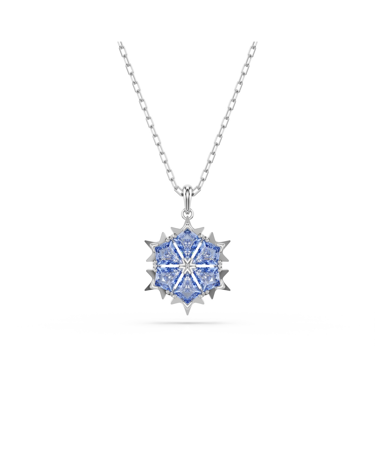 Swarovski Magic Rhodium Plated Pendant Necklace In Metallic