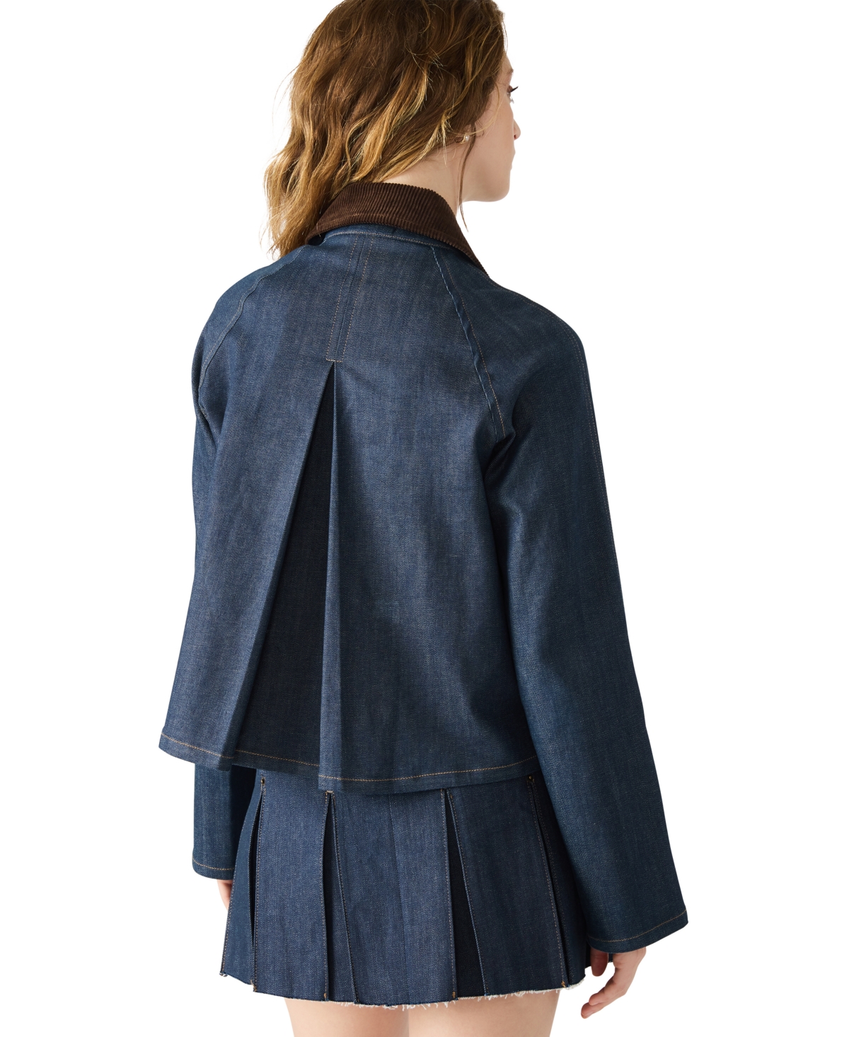 Steve Madden Justina Jacket In Blue