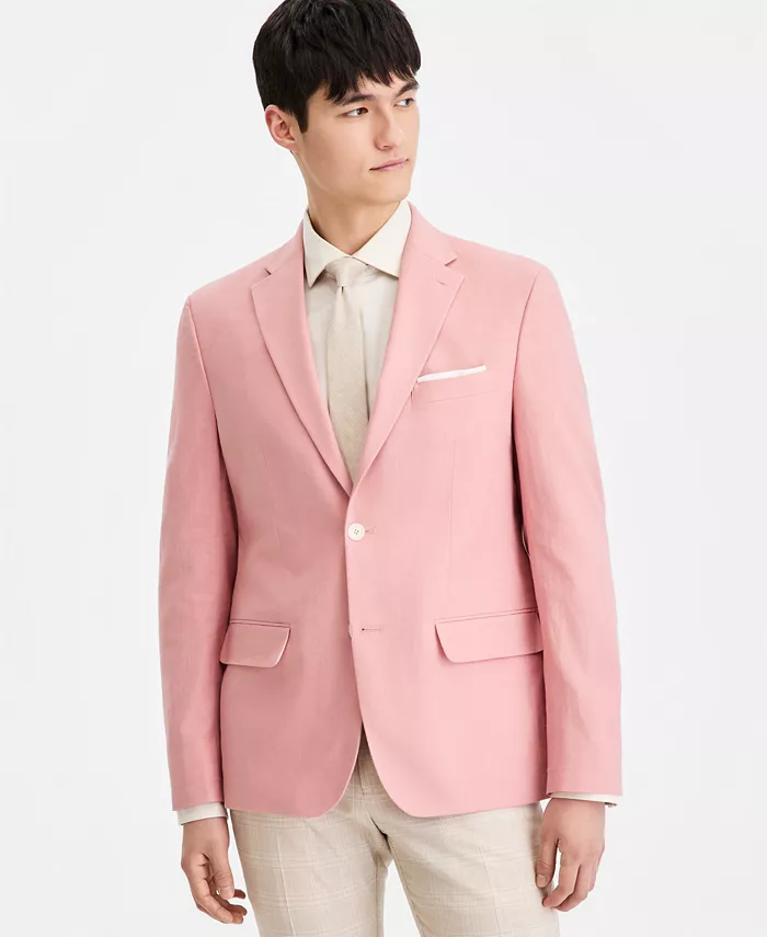 Men's Modern-Fit Linen Blend Blazer - thumbnail 5