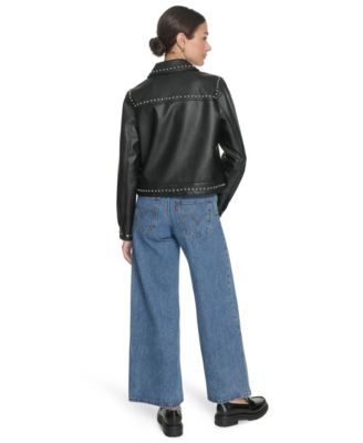 Women's Studded Zipper Jacket