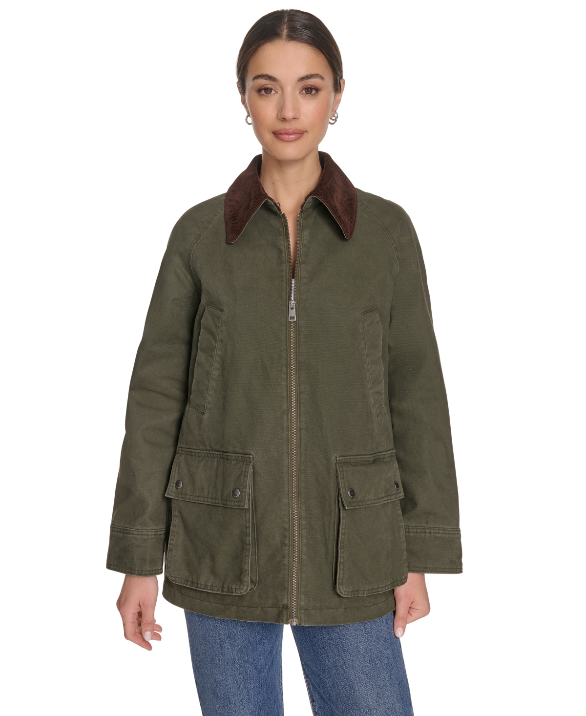 Levi's Four Pocket Barn Jacket In Green