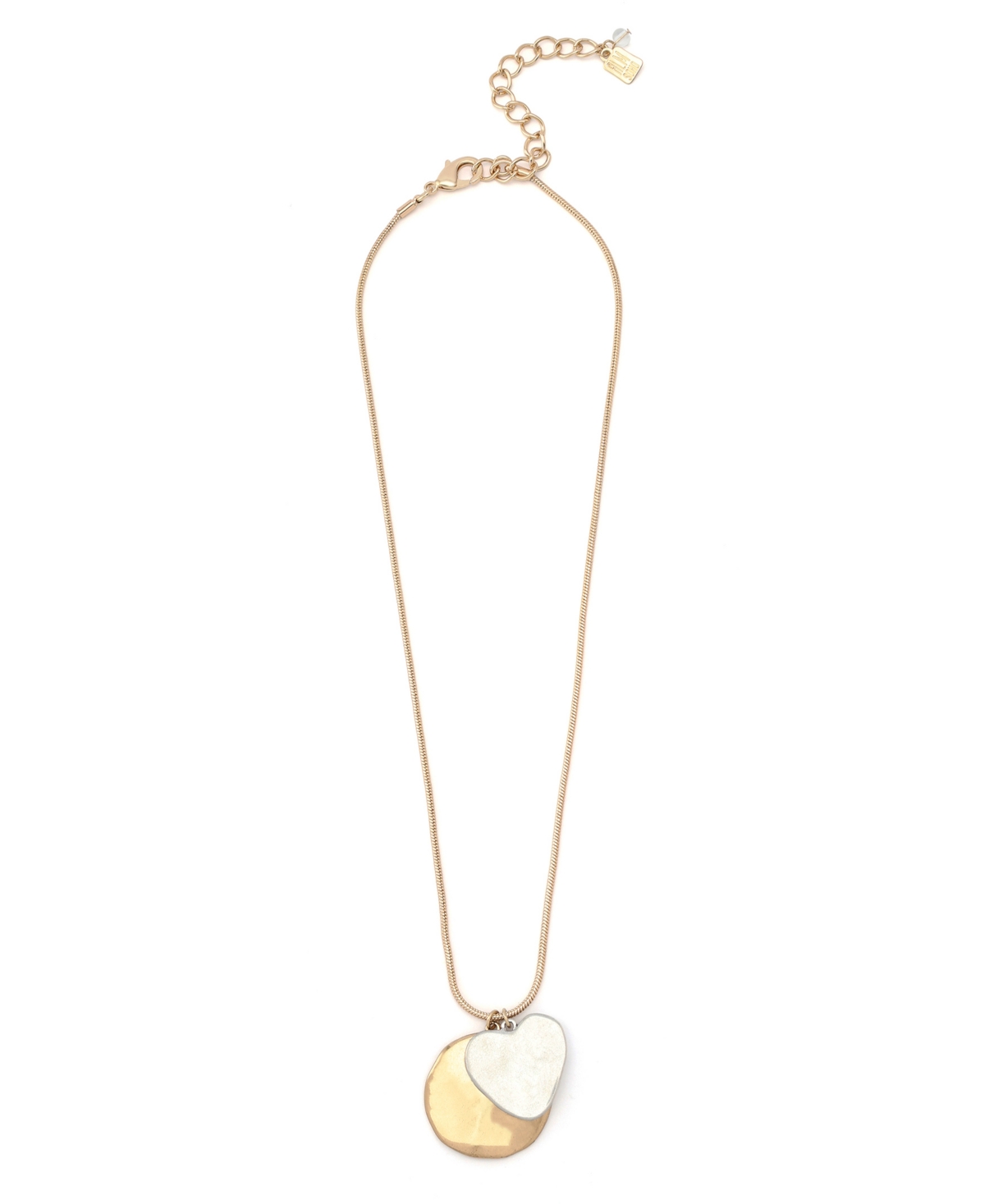 Robert Lee Morris Soho Gold Heirloom Charms Mixed Coin Pendant Necklace