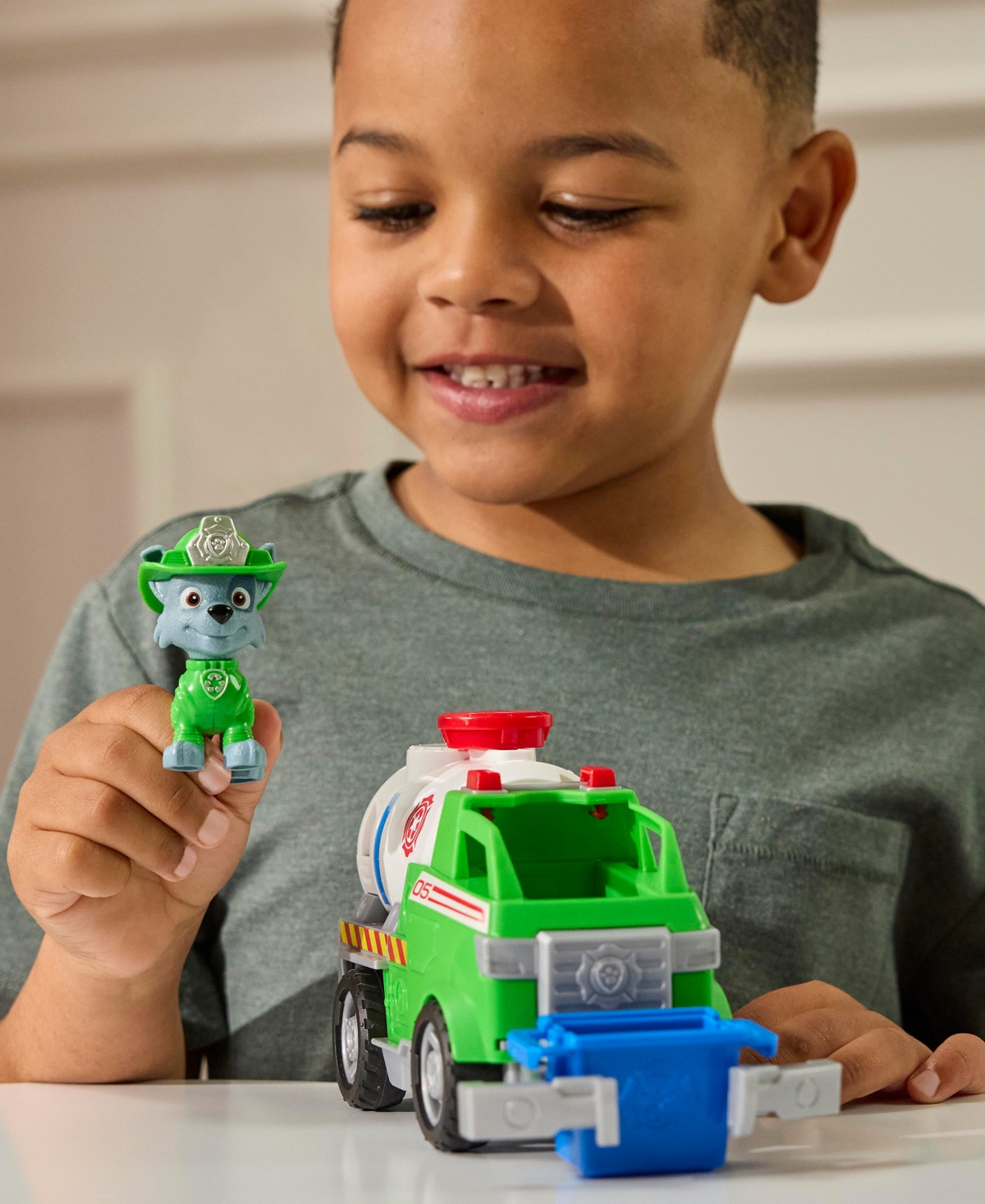 Paw Patrol Fire Rescue Rocky Rescue Fire Tanker In Multi