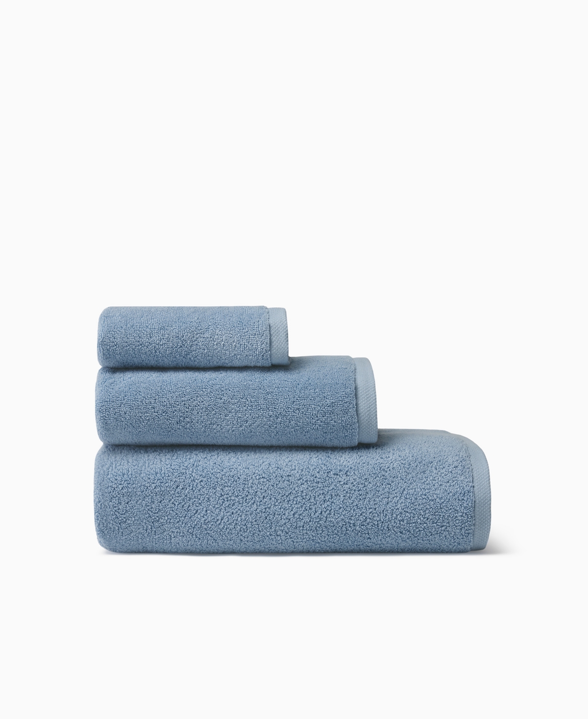 Sferra Cielo Cotton Hand Towel, 20" X 30" In Blue