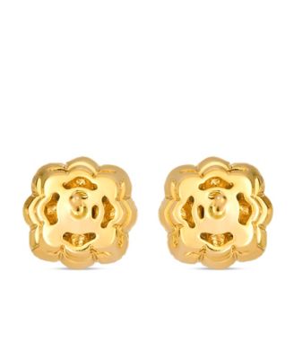 Nude Diamond (0.18 ct. t.w.) and Chocolate Diamond ( 0.46 ct. t.w.) Earrings in 14K Honey Gold