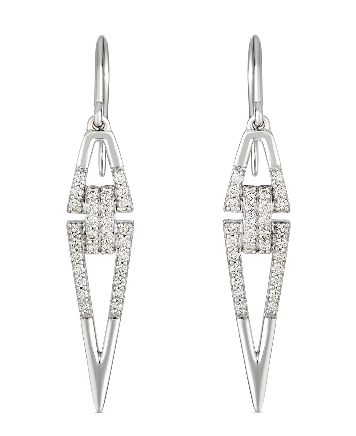 Le Vian Diamond Earrings (0.62 Ct. T.w.) In 14k Vanilla Gold In Metallic