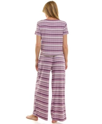 Women's 2-Piece Striped Sleepwear Set