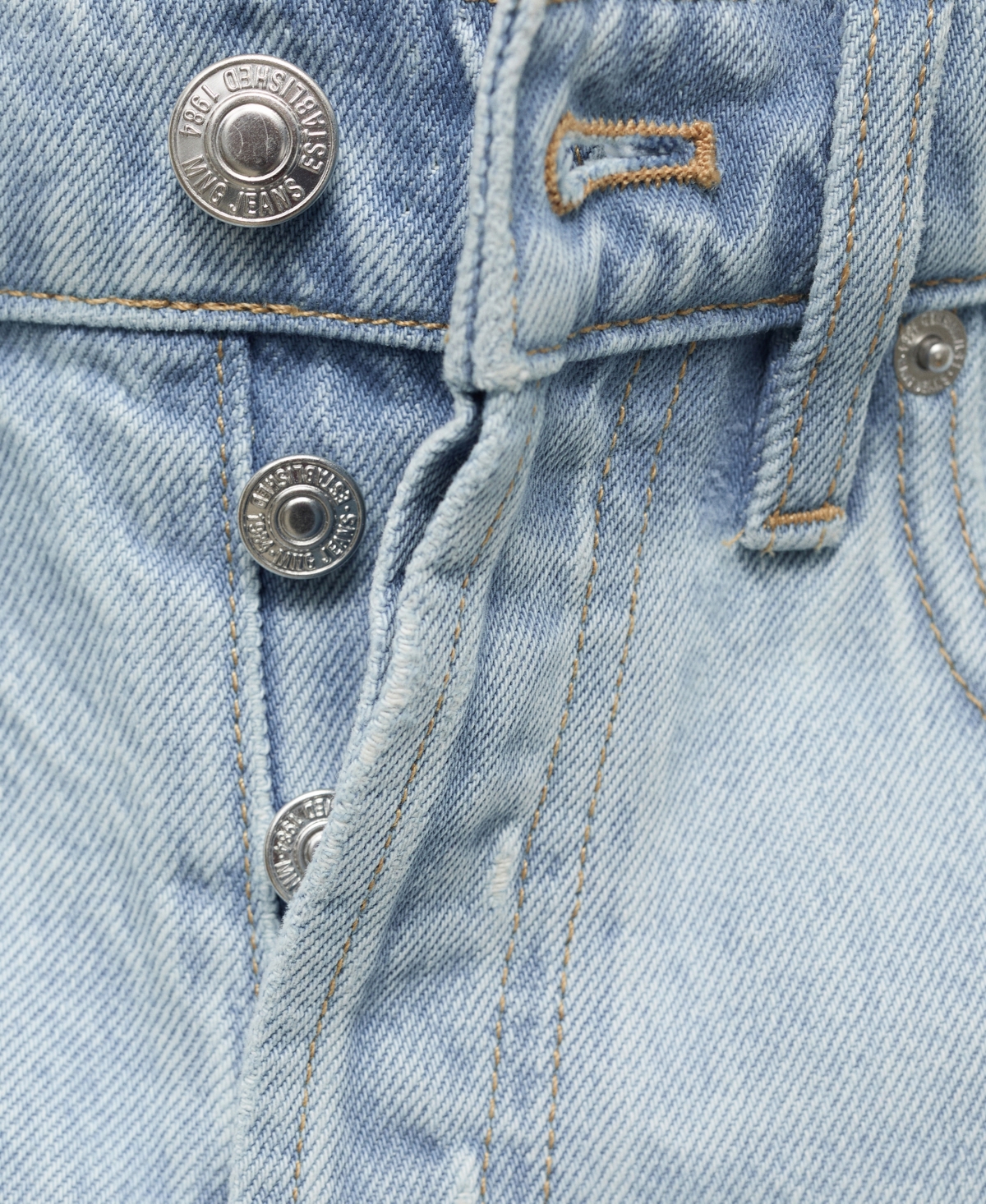 Mango Women's Frayed Hem Denim Shorts In Blue