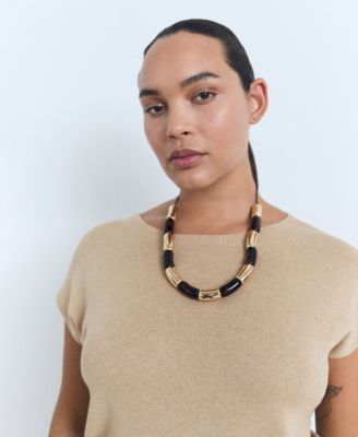 Women's Short-Sleeved Fine-Knit Sweater