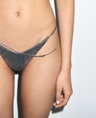 Women's Metallic Bikini Bottoms