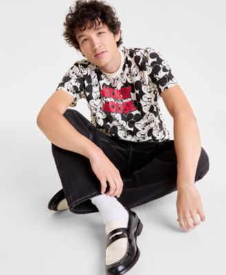 Unisex Mickey Mouse Printed T-Shirt, Macy's Exclusive