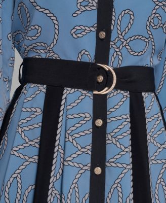 Women's Printed Long Sleeves Dress