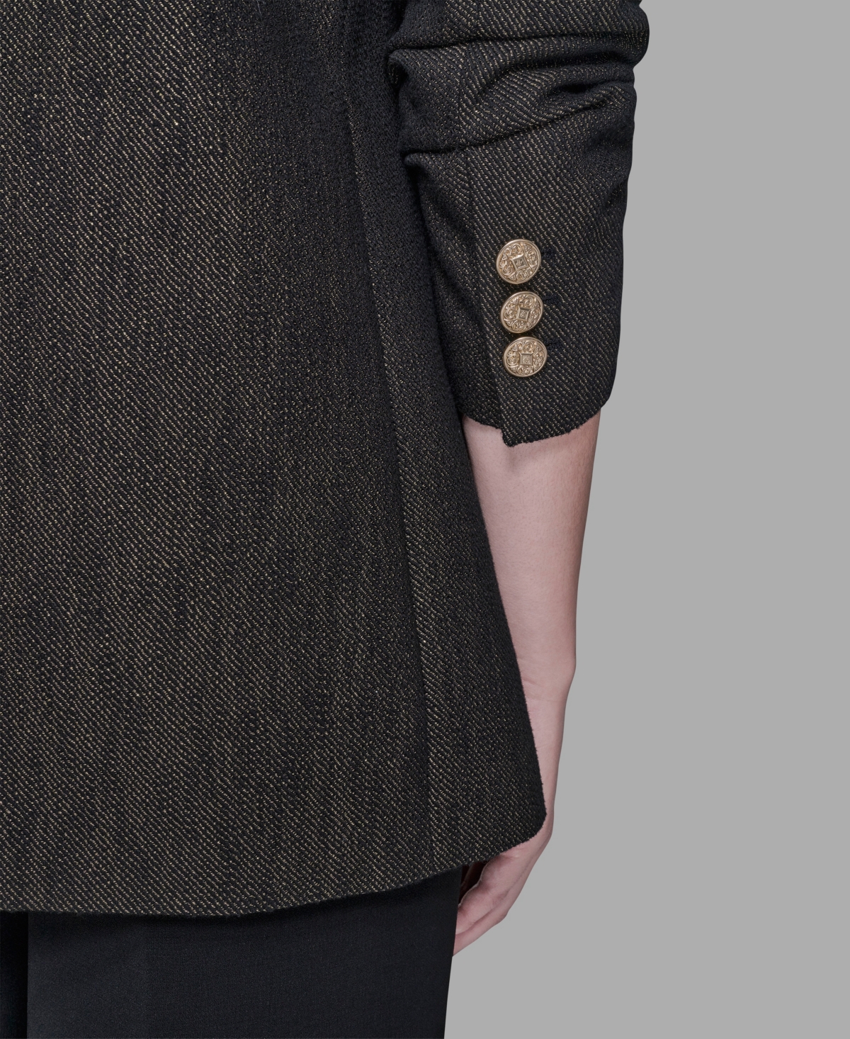 Karl Lagerfeld Women's Long Sleeves Blazer In Black