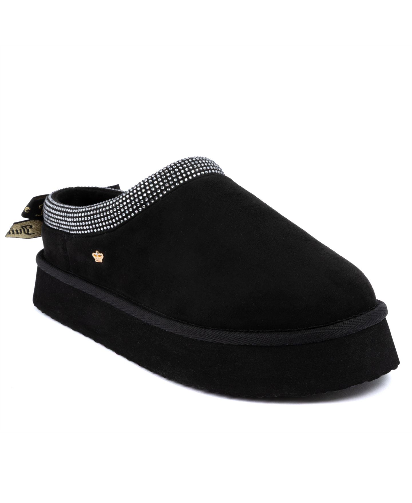 Женские сабо Juicy Couture Olyana Closed Toe Clog Slipper, цвет: Чёрный — фото 1