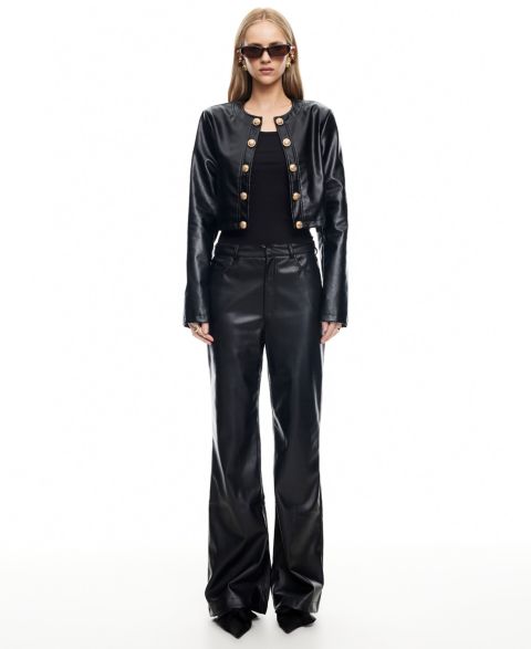 Женские брюки Lioness Cindy Zipper-Front, цвет: Оникс