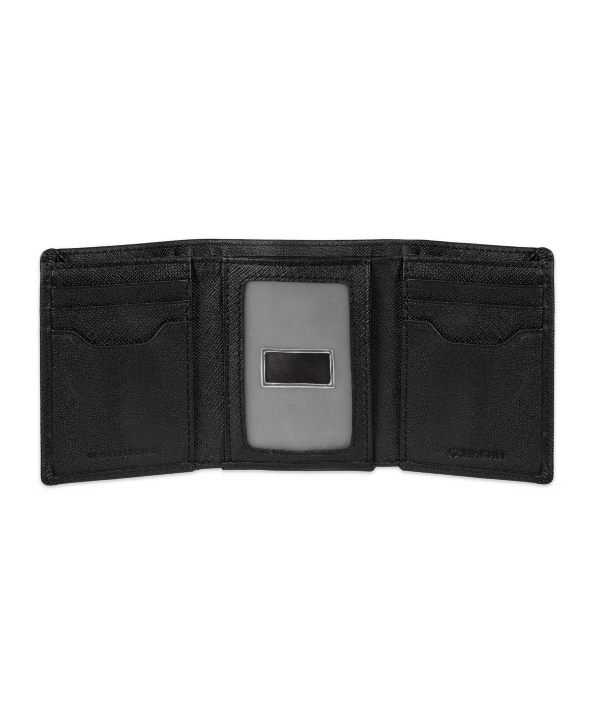 Calvin Klein Men's Slim Magnetic Reversible Front Pocket Wallet In Black
