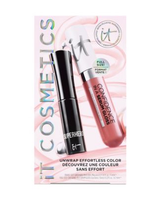 2-Pc Unwrap Effortless Color Mascara & Lip Gloss Makeup Gift Set  