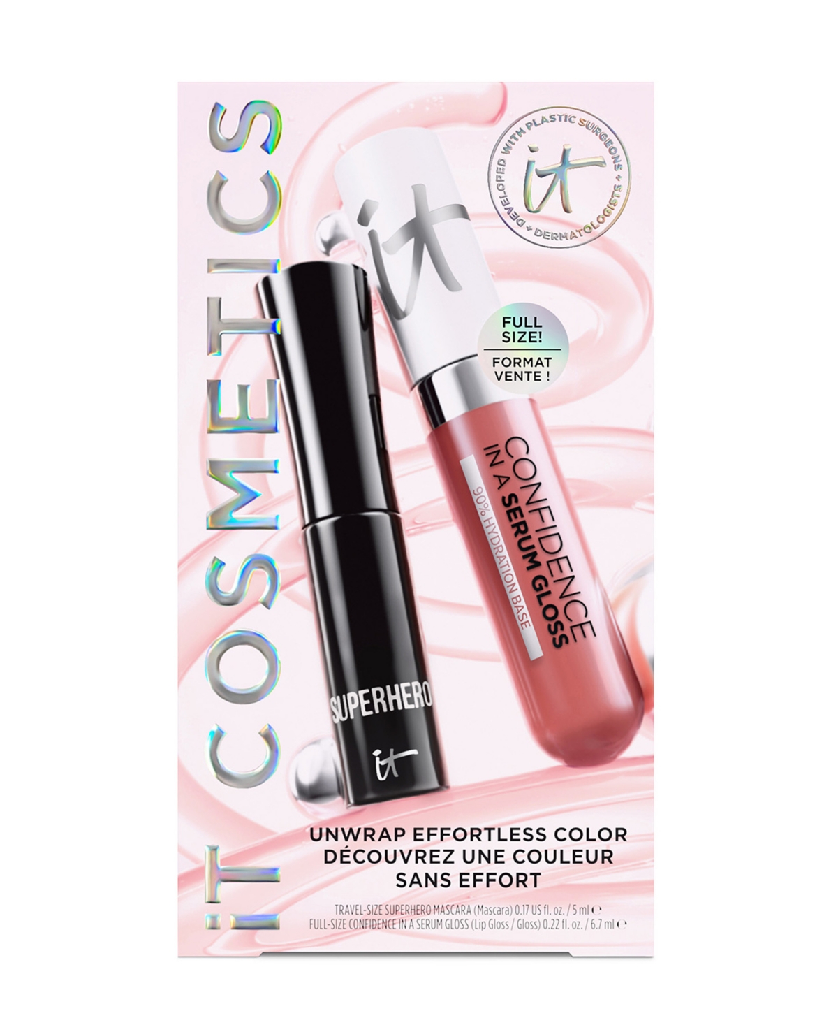 It Cosmetics Holiday 2025 2-Pc Mini Mascara and Gloss Duo Set