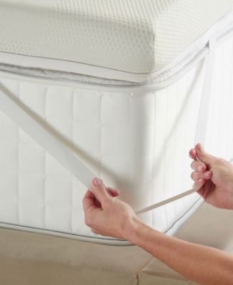 Graphite Memory Foam Luxury Mattress Topper, Queen