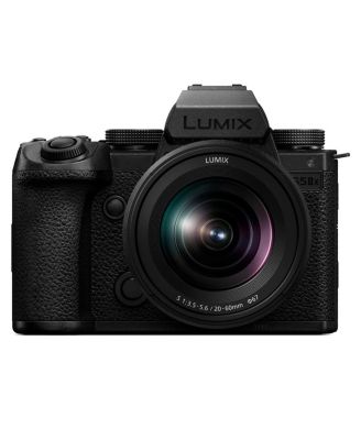 LUMIX S5IIX Mirrorless Camera with LUMIX S 20-60mm f/3.5-5.6 Lens and 85mm f/1.8 Lens, Bundle with Extra Battery with Charger, Alpine 120 Bag
