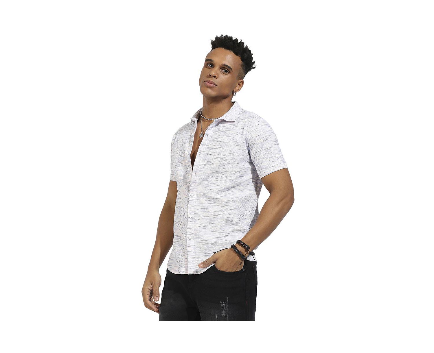 Men's Honeycomb Knit Shirt