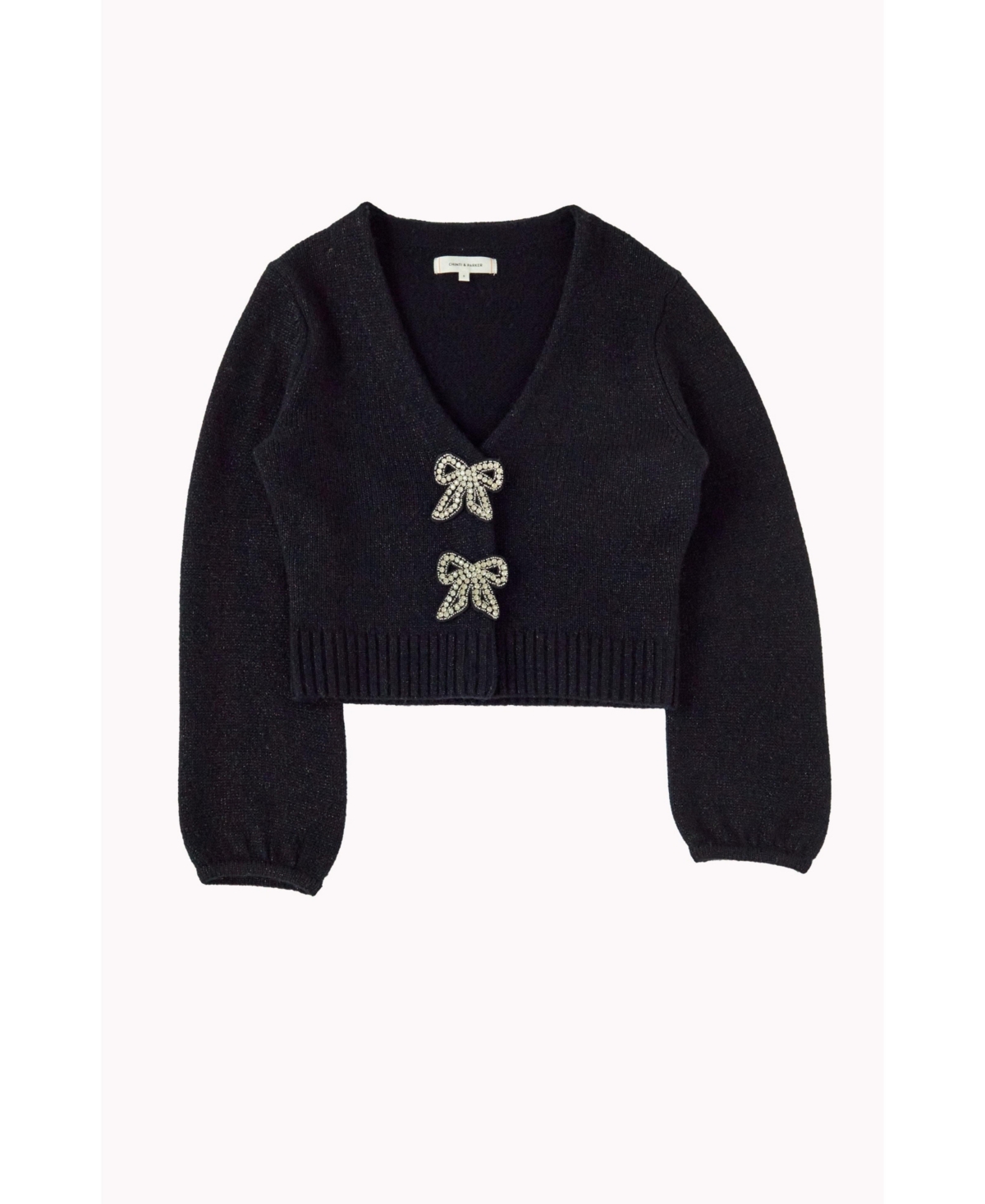 Chinti & Parker Women's Laura Whitmore Embelished Bow Cardigan