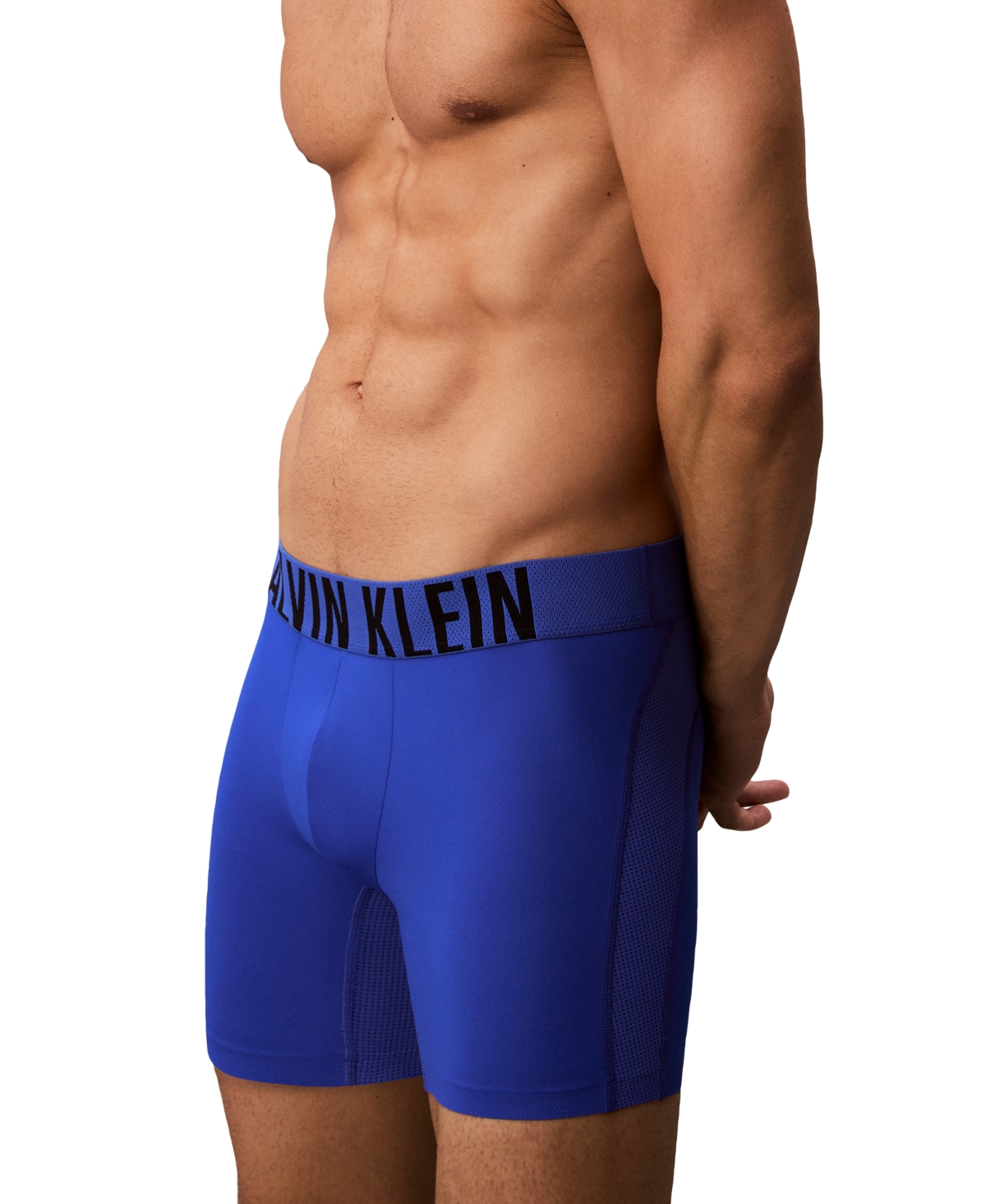 Calvin Klein Men's Intense Power Boxer Briefs In Blue