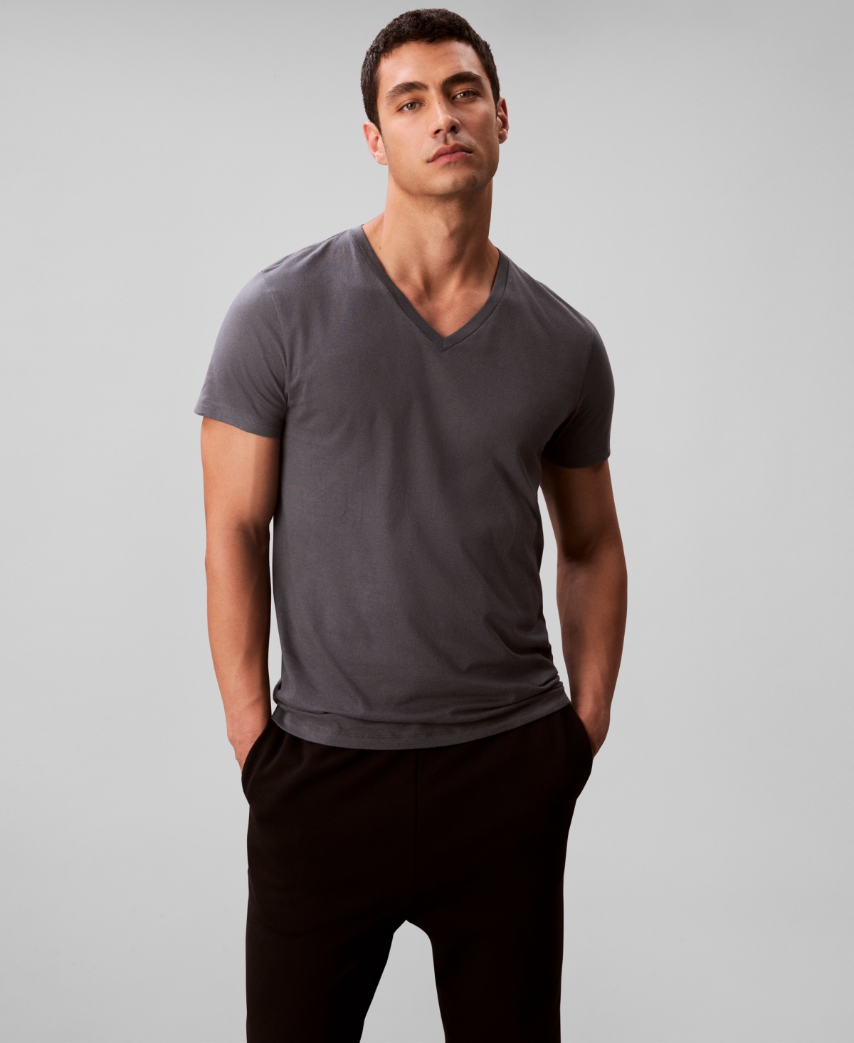 Calvin Klein Men's 3-pack Cotton Classics V-neck T-shirts In Multi