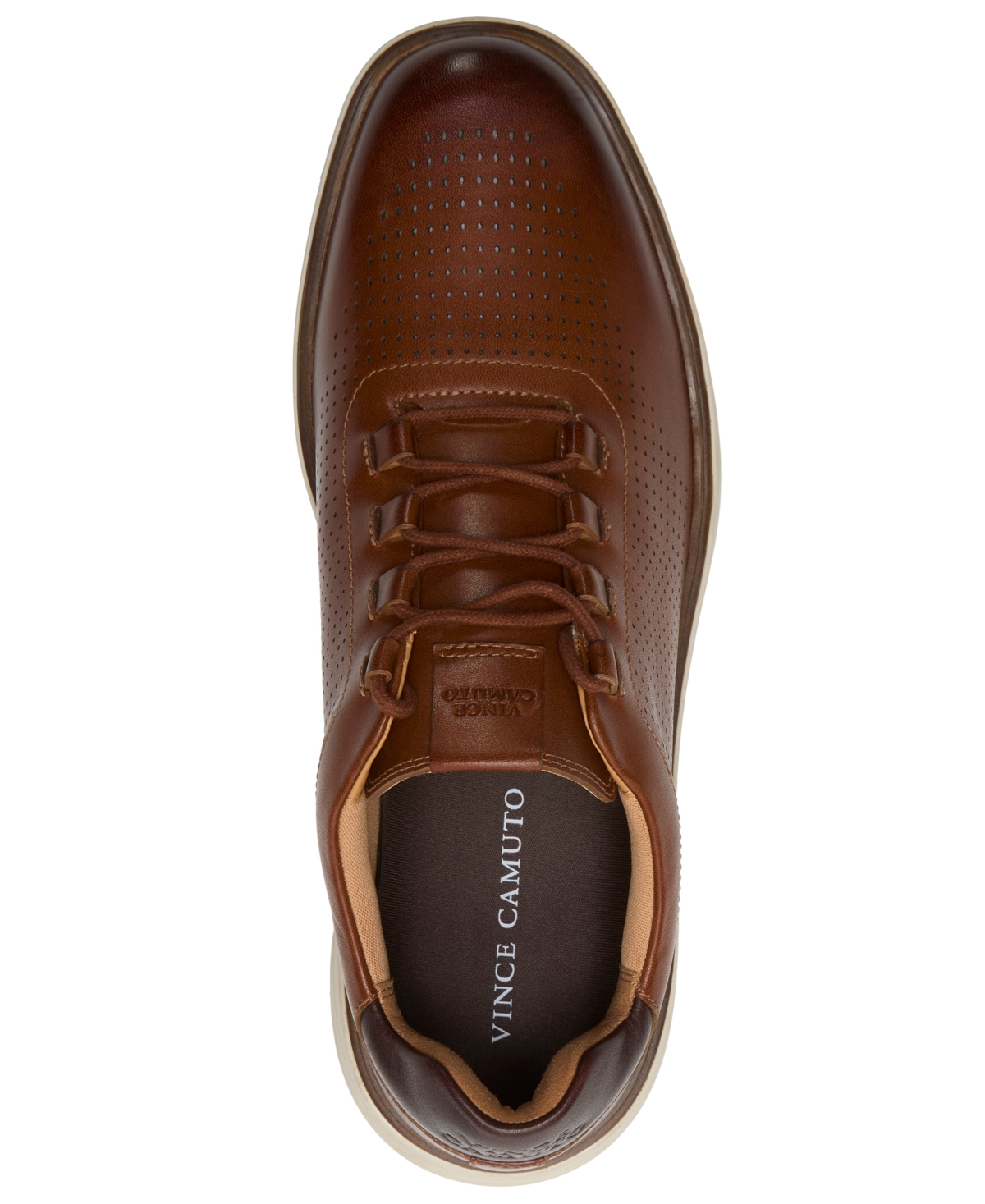 Vince Camuto Hind Perforated Leather Oxford In Multi