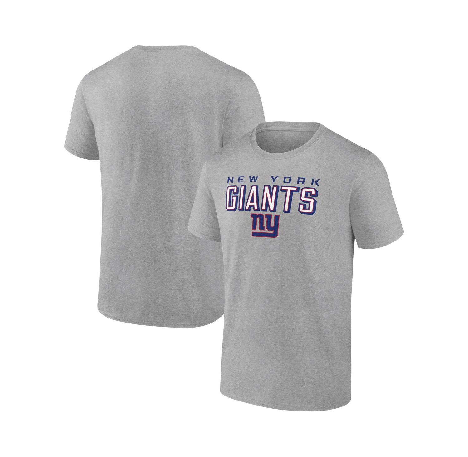 Men's Heather Gray New York Giants Swagger T-Shirt