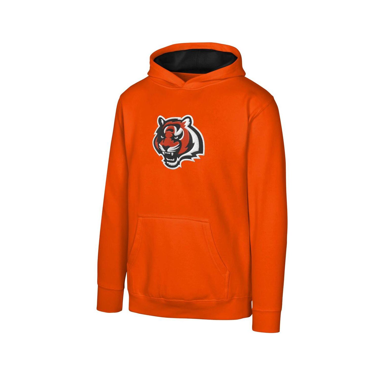 Big Boys and Girls Orange Cincinnati Bengals Prime Pullover Hoodie