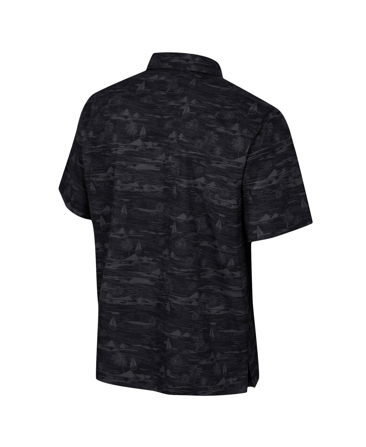 Colosseum Men's Brown Wyoming Cowboys Ozark Button-Up Shirt