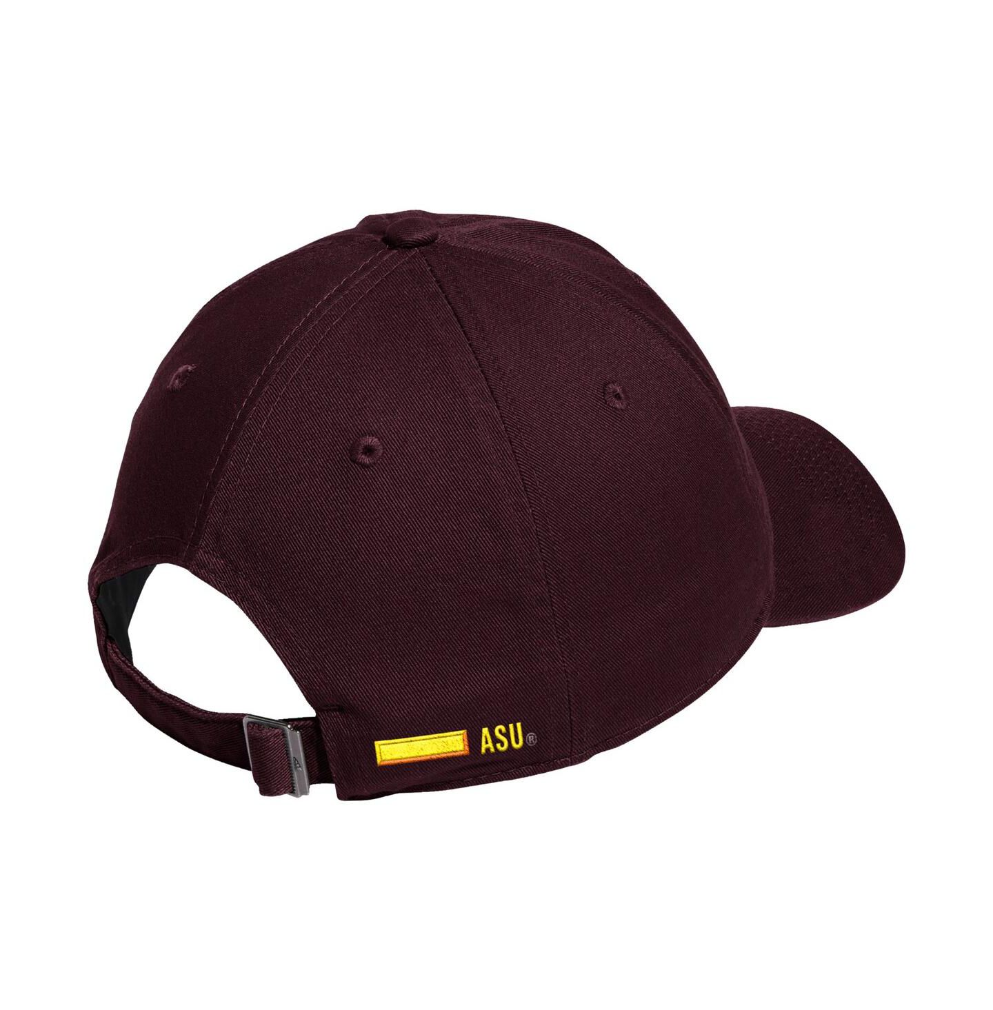 Мужской головной убор adidas Maroon Arizona State Sun Devils Locker Room Adjustable Slouch Hat — фото 2
