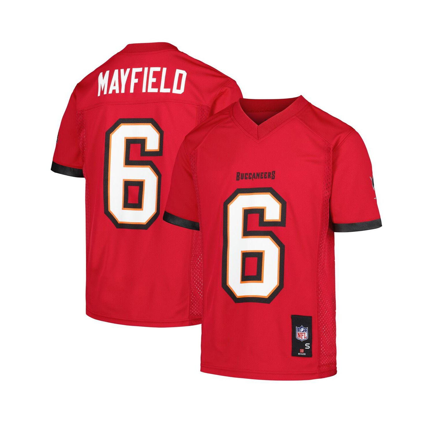 Big Boys and Girls Baker Mayfield Red Tampa Bay Buccaneers Replica Player Jersey