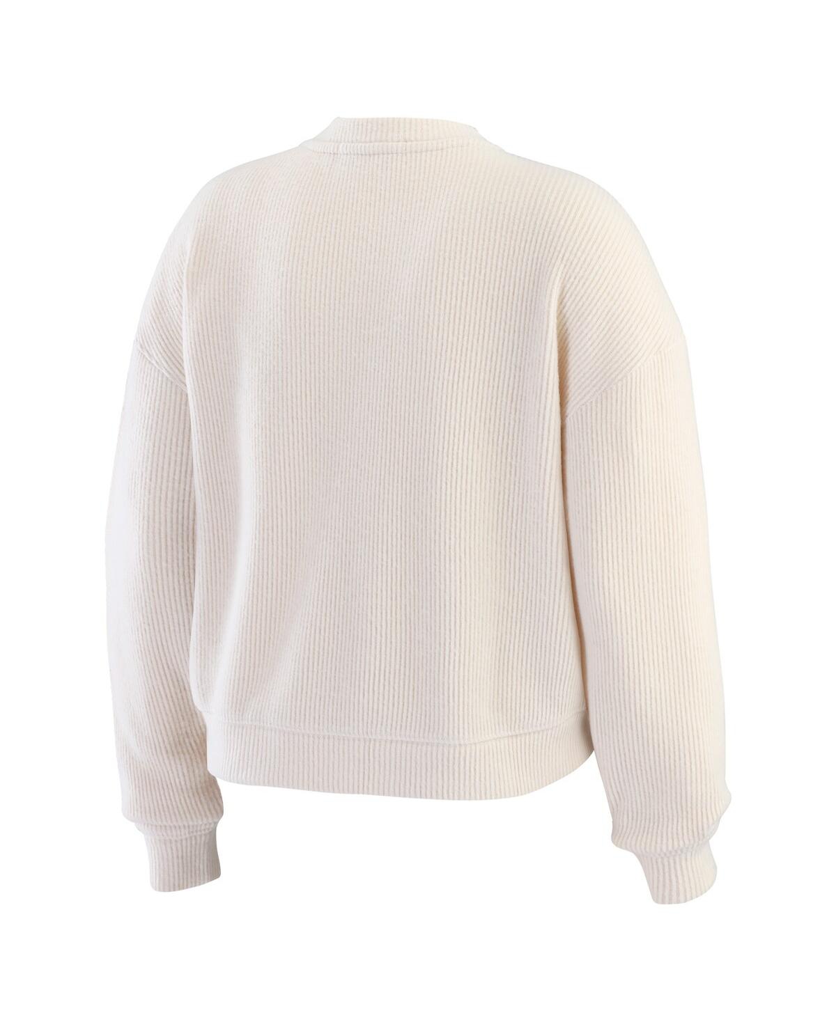 Wear by Erin Andrews Women's 2-Piece Oatmeal New York Jets Rib-Knit Long Sleeve T-Shirt and Pants Lounge Set