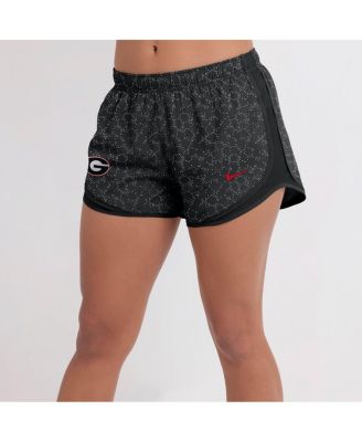 Nike - Women's Black Georgia Bulldogs Tempo Pattern Dri-FIT Shorts