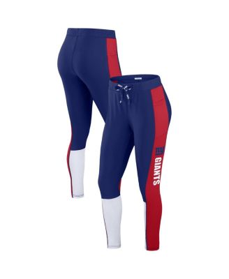 Women's Royal/Red New York Giants Color Block Leggings