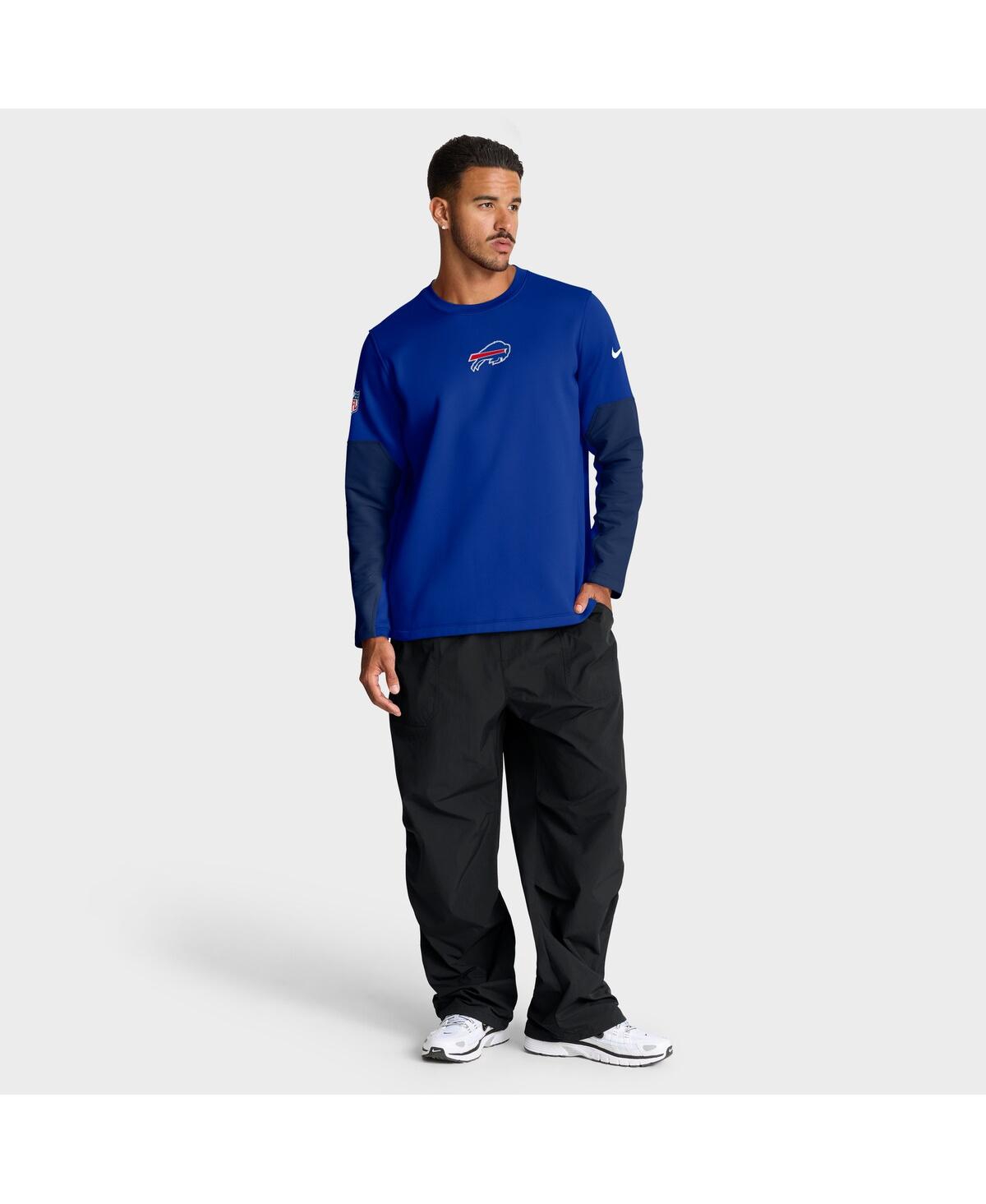 Nike Men's Royal Buffalo Bills Sideline Scripted To Win Performance Long Sleeve T-shirt In Blue